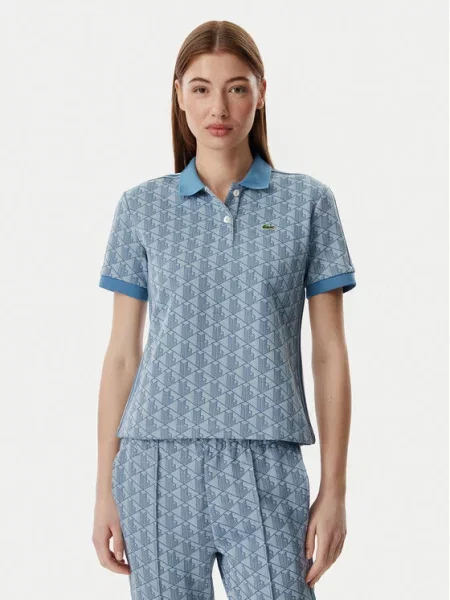 Lacoste Polo niebieski