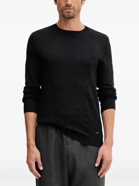 Pulover Joop! din jacard negru