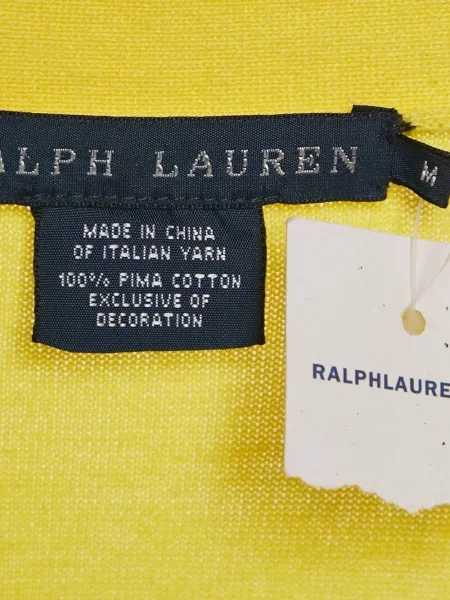 Pantaloni scurți din denim Polo Ralph Lauren de in galben