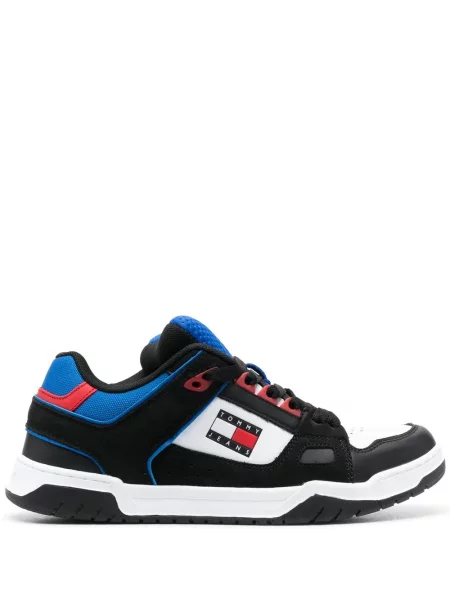 Sneakerși Tommy Jeans slip-on negru