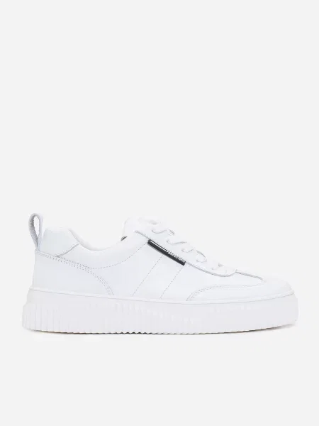 ISSA Plus Кеди низькі Шкіра білий