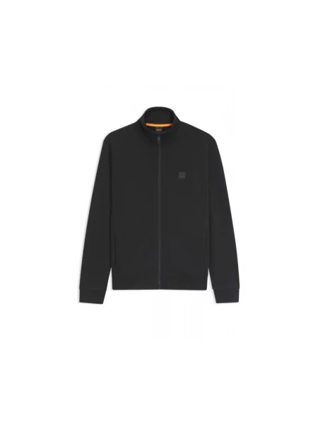BOSS Orange bluza gładka czarny