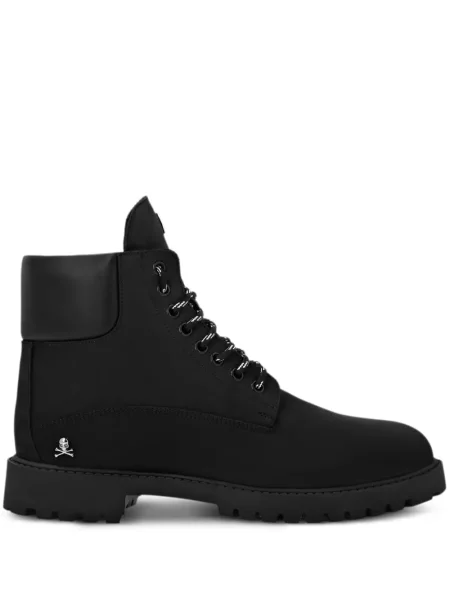 Botine Philipp Plein cu autograf negru