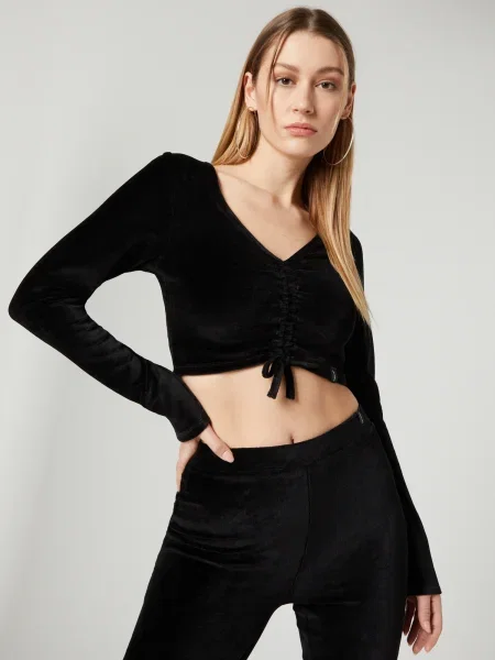 VIERVIER Tricou Joana' negru