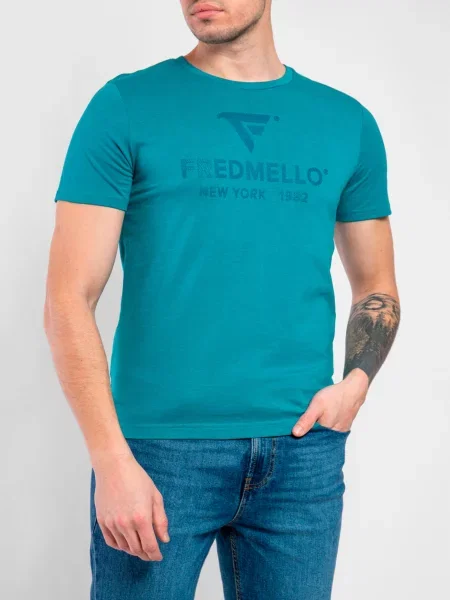 Fred Mello Футболка бірюзовий