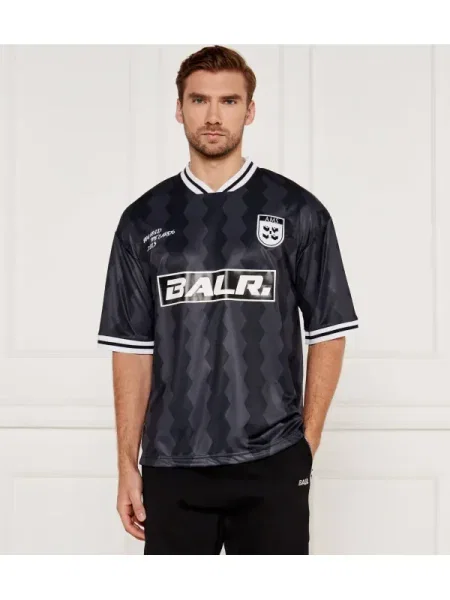 BALR. Tricou The Club Box Fit Jersey gri