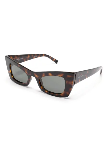 Saulės akiniai Saint Laurent Eyewear ruda