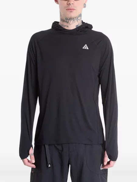 Hanorac cu glugă Nike negru