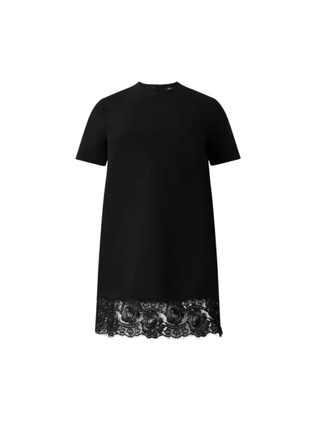 Sukienka Roberto Cavalli z półrękawem czarna