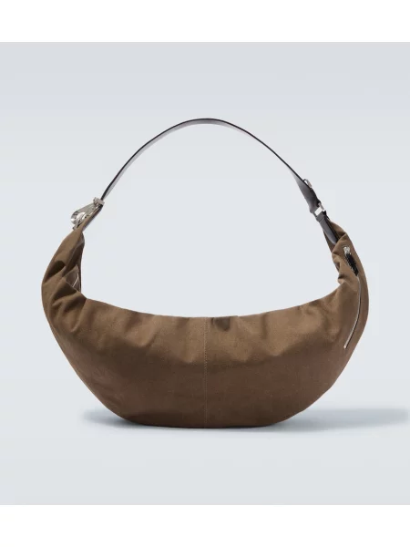 Geantă Lemaire din canvas maro