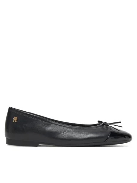 Șapcă Tommy Hilfiger din piele negru