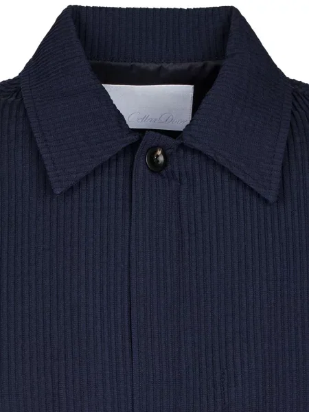 Košilová bunda Cellar Door modrá