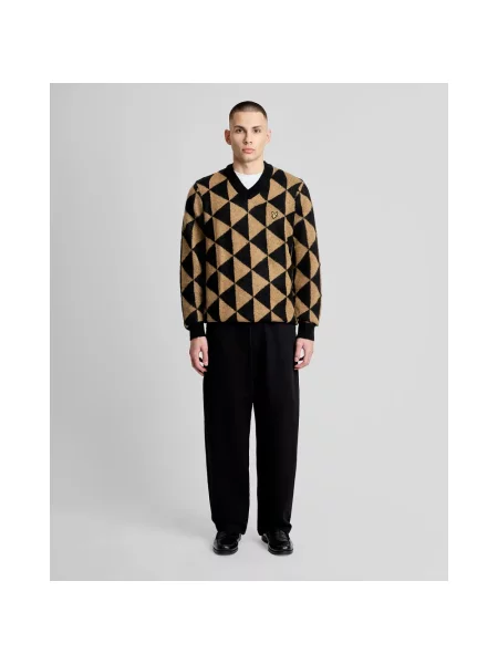 Moherowy sweter Lyle & Scott czarny