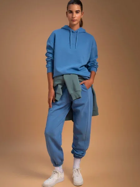 Pantaloni Defacto albastru