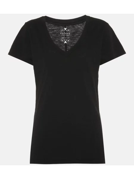 Tricou Velvet de catifea negru