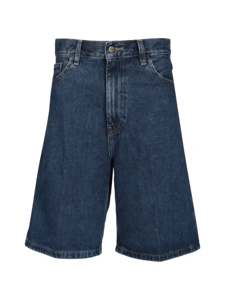 Pantaloni scurți din denim Carhartt Wip albastru