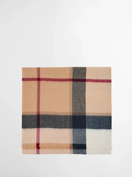 Barbour Šal bež / marine / bordo / off-bela bela