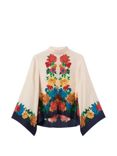 Bluzka La Doublej w kwiatki