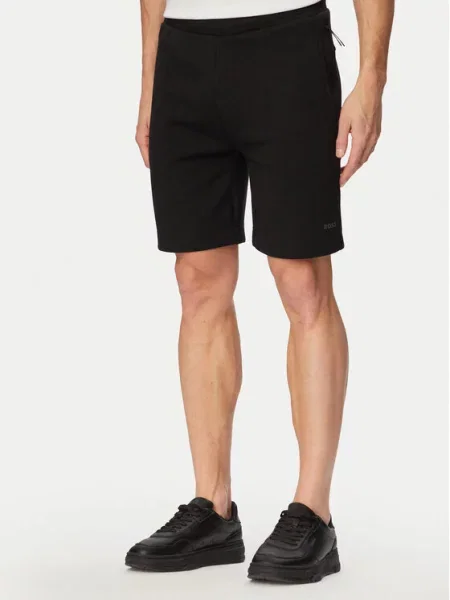 BOSS Pantaloni scurți sport JT_Globe negru