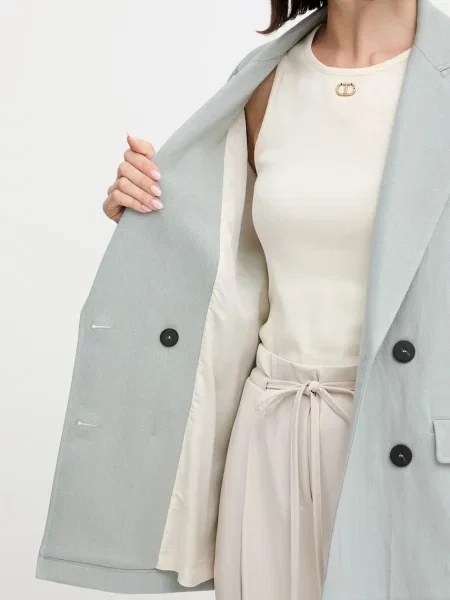 Піджак Forte Forte двобортний зелений