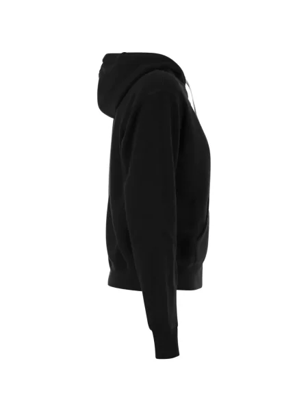 Πλεκτό hoodie Polo Ralph Lauren με κέντημα με στρογγυλή λαιμόκοψη κόκκινο