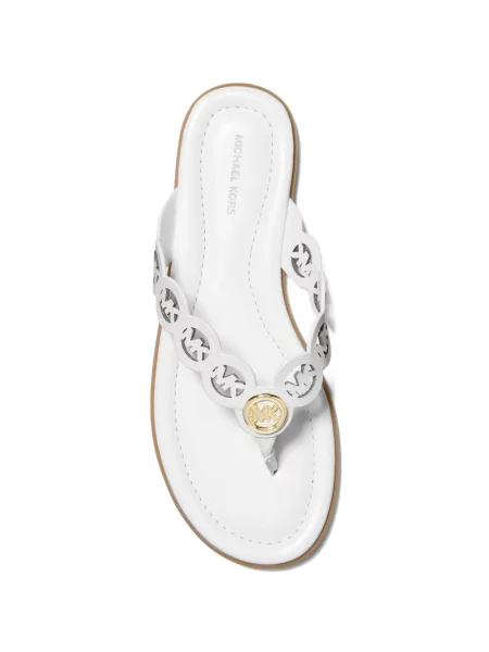 Sandale Michael Michael Kors cu model floral cu aplicații negru