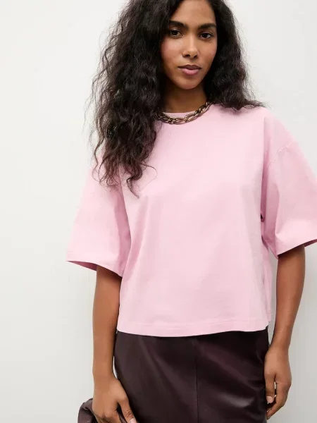 Answear.LAB t-shirt różowa
