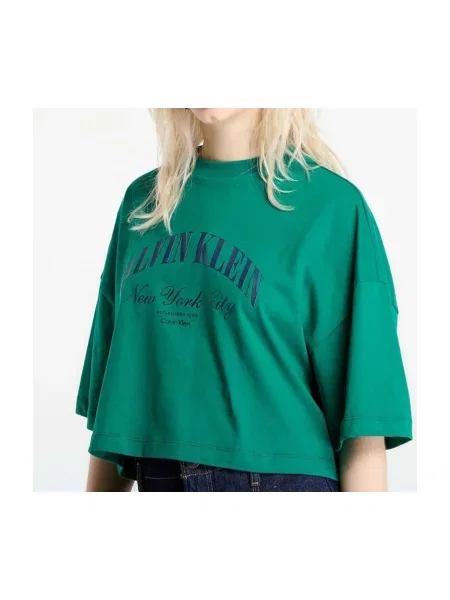 Tricou Calvin Klein Jeans verde