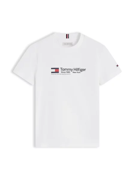 Tommy Hilfiger tričko detské biela