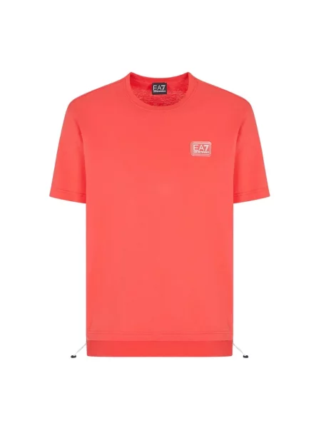 Koszulka Emporio Armani Ea7 z krótkim rękawem czerwona