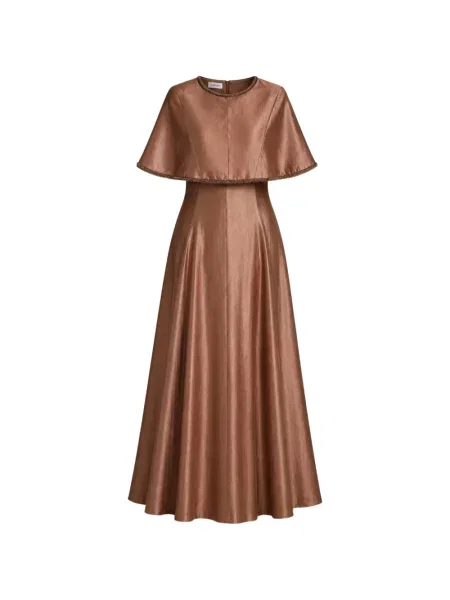 Rochie maxi Baruni cu mărgele maro