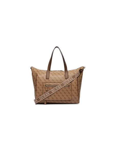 GUESS Shopper táska LATONA bézs barna
