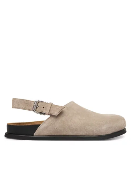 Sandały Vagabond Shoemakers skórzane bez obcasa beżowe