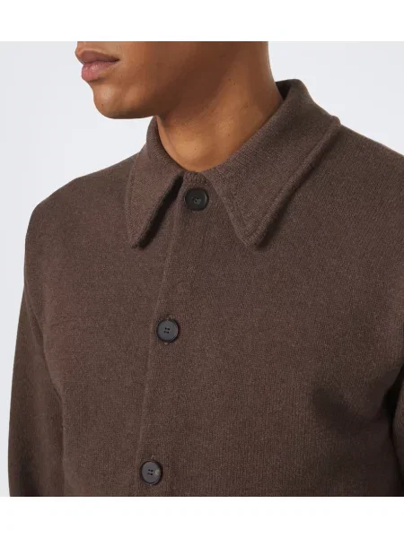 Cardigan Auralee de lână maro
