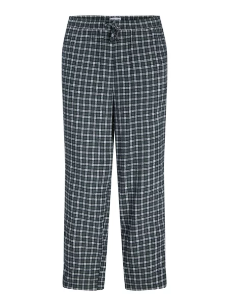 JACK & JONES Pantaloni de pijama JACRimon albastru noapte / verde stuf alb