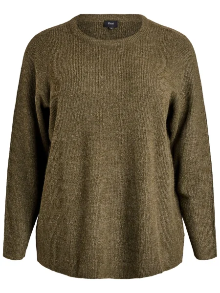 Zizzi Pulover Cavilma oliv