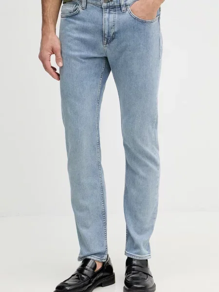 BOSS Orange slim fit džíny modré
