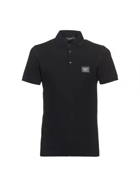 Koszulka polo Dolce And Gabbana czarna