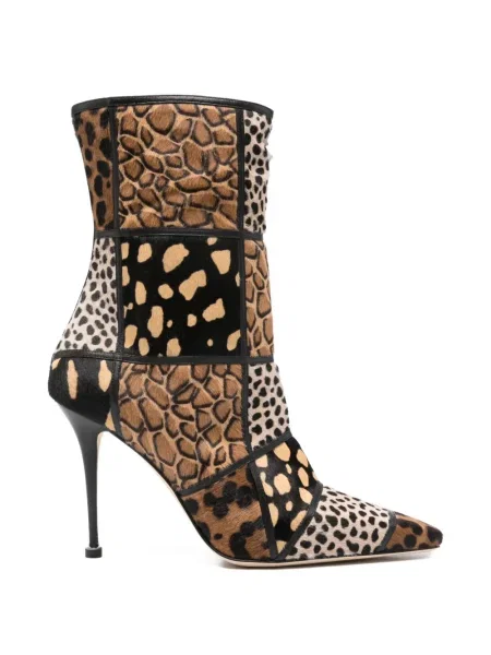 Боти до глезена Manolo Blahnik кафяво