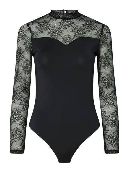 PIECES Tricou body PCMILLY' negru