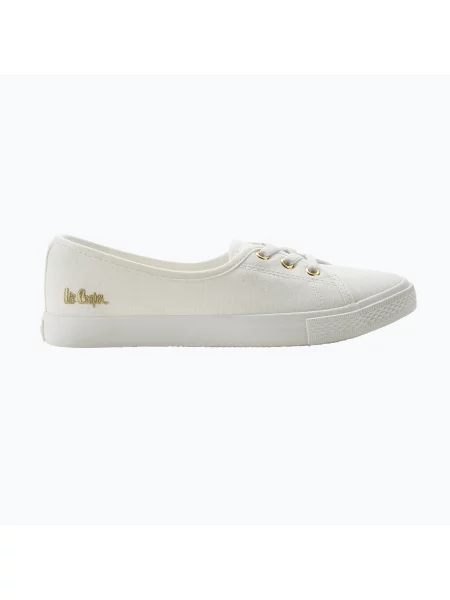 Tenisky Lee Cooper white/gold bílé