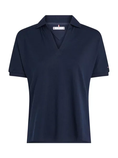 Tommy Hilfiger Polokošeľa Tmavomodrá modrá