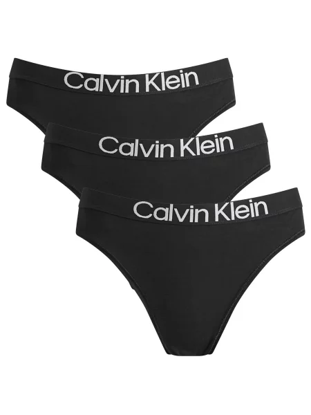 Bikini Calvin Klein ze stretchu czarne