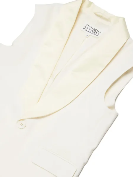 Kamizelka dziecięca Mm6 Maison Margiela biała