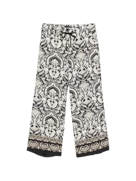 Pantaloni Cambio cu imagine negru