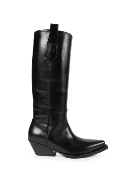 Botine Ann Demeulemeester din piele negru