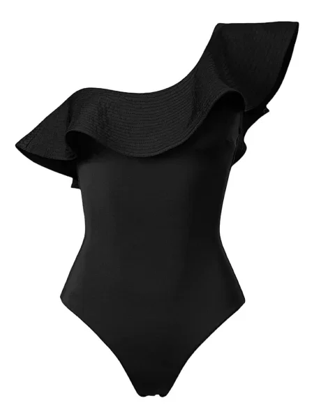 Costum de baie Sofia Erhan cu un umăr gol negru