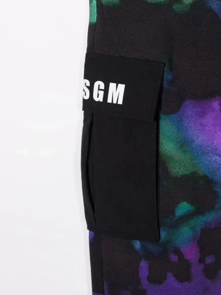 Spodnie dziecięce Msgm czarne