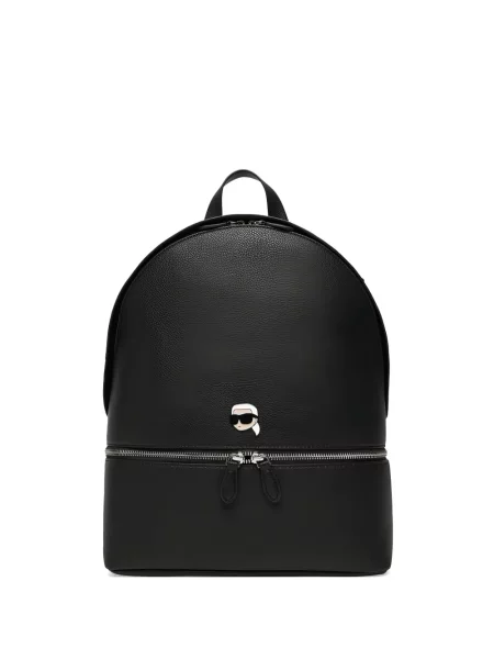 Rucsac Karl Lagerfeld cu aplicații negru