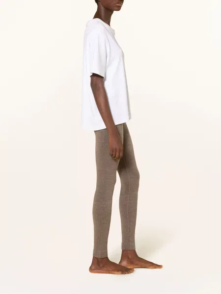 Odlo Funkční Prádlo-Kalhoty Seamless Performance Wool S Merino Vlnou černošedá